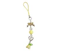 WHL Alexanders Key Chain Multifunctional Keychain Bow Lily of The Valley Pendant Heart-Shaped Lanyard Suitable for Mobile Phones Keychains Bags Keychain