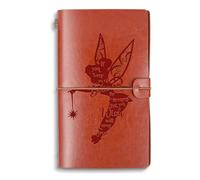 WHLBHG Fairy Gift Fairy A6 Size Refillable Leather Journal Cartoon Lovers Gift Pixie Fairy Tale Gift The Dreams That You Wish Will Come True (Tinker if you A6)