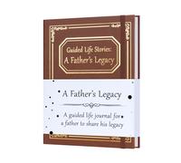 WHLBHG Guided Life Stories:Dad's Legacy Journal Memory Book(Legacy-Brown)