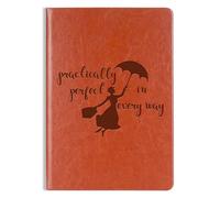 WHLBHG Mary Movie gift Leather Journal Notebook Poppin Umbrella Fans Gift Practically Perfect in Every Way Movie Inspired Gifts for Mary Fans (Perfect in every way)
