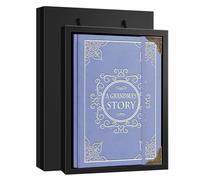 WHLBHG Mom Gift Journal for My Family Mom's Story Journal Dad Story Journal Grandpa's Story Journal Dad Gift Grandma’s Story Notebook (grandma’s story- purple)