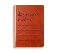 Social Worker Gift Never Underestimate The Difference You Can Make Inspirational Leather Notebook Social Work Appreciation Gift (difference maker)