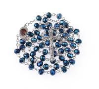 WHLHMK Rosary Beads Catholic for Women With Jewelry Bags, Zinc, No Gemstone