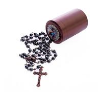 WHLHMK Rosary Beads Catholic for Women With Rosary Box, 1, Acrylic, No Gemstone