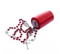 WHLHMK Rosary Beads Catholic for Women With Rosary Box, 1, Acrylic, No Gemstone