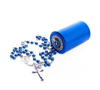 WHLHMK Rosary Beads Catholic for Women With Rosary Box, 1, Acrylic, No Gemstone