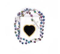 WHLHMK Rosary Beads Catholic for Women With Rosary Pouch, 1, Acrylic, No Gemstone