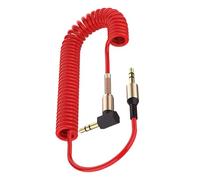 Whltzf 3.5mm To 3.5mm Sound Adapter 3.5mm To 3.5mm AUXs Stereo Sound Cord For Car Speakers Coiled Sound Cable