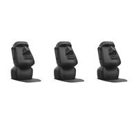 Whltzf 3 In 1 Easter Island Statue Stand Ornament Home Decorations Funny Piggy Banks Phone Holder Glasses Display Stand Multifunctional Bookshelf Decoration Stand