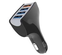 Whltzf 4-Port Car Fast Charging Adapter 1 To 4 Quick Charging Vehicles Phone Charging With 120cm Power Cable Cord Wide Compatibility