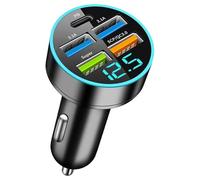 Whltzf 66W Car Charging With Super+Type C And Standard USB A Port For Multi Devices Power Supply Fast Charging Multi Port