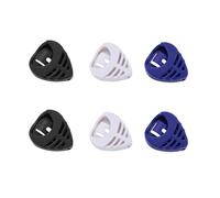 Whltzf 6pack ABS Guitar Pick Case Triangular Compacts Holder Travel Friendly Case For Guitar Player Compacts Holder Musicians