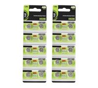 Whltzf AG9 Alkaline Button Batteries 1.55V Coin Cell Batteries Pack Of 10/20 For Clocks Remote Controls And Electronic Scale