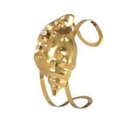 Whltzf Beach Inspired Open Cuff With Sea Star Shell Stainless Steel Jewelry Gift Wrist Accessory Rustproof Marine, One Size, as described, as described