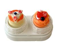 Whltzf Cartoon Cupcake Lenses Kits with Wearing Tools Drawer Lens Holder for Busy Lifestyles and Fast Changes Box