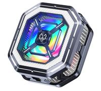 Whltzf / Clip On 2 In 1 Cellphone Coolers Cellphone Radiator 2 Gear Temperature Control LED Light Cooling Fan Phone Cooling Fan Rechargeable