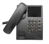 Whltzf Corded Telephone Basic Landline Phone For Seniors Analog Home Phone With Hold Redial Corded Small Desk Wall Telephone Noise Reduction