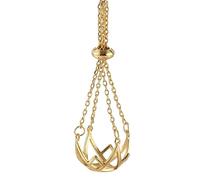 Whltzf Creative Design Hollowed Out Necklace Charm Holder Bracket Trendy Pearls Pendant Buckle Accessories For Fashion-forward Pendant Empty