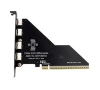 Whltzf Desktop PCIe X16 To 4 Port PCIEX4X4X4X4 Split External SFF8612 Expansion Card 256Gbps For Video Editors And Gamers