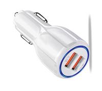 Whltzf Double Port USB Car Quick Charging Adapter Car Power Socket For Fast Charging Smartphones Tablets And More Portable Car