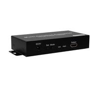 Whltzf Easy-to-Use YPbPr/VGA Scart To HDTV Port Converter With Double Input Option Portable Conversion Adapter Black Video Converter