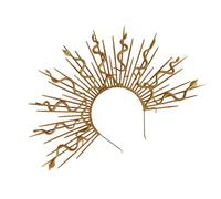 Whltzf Elegant Gold Snake Medusas Headband Portable Decoration For Mythology Lovers And Costumes Enthusiasts Stylish Outfits Party Accessory