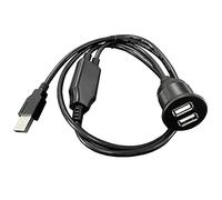 Whltzf Faster And Efficient Charging Ports USB Panel Flush Mount Car Accessories Data Transfer Or Power Charging Car Adapter