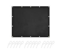 Whltzf Flameproof Heat Shield Outdoor Grills Heat Shield Mats Black Flameproof Fence Covers BBQ Wall Protectors For Outdoor Camping Behind Grills Heat Shield Mats
