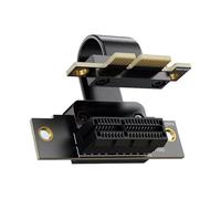 Whltzf Flexible PCIe4.0x1 Gen4 16Gbps Adapter Cable For WiFi Slot PCIE4.0x1 Extender With Enhances Performances 5/10cm/20cm WiFi Extension
