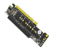 Whltzf M Key PCIe NVME HDDs To PCIE4.0 16X Raiser Adapter Expansion Card NVME PCIe HDDs Adapter NVME To PCIE4.0 16X Adapter