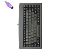 Whltzf Miniture 88Key Ergonomic USB Wire Keyboards With AntiSlip Base For Office And Industrial Environment Wire Keyboards Ergonomic Keyboard
