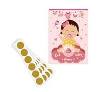Whltzf Pack Of 24 Entertaining Baby Showers Lotteries Tickets Scratch Raffle Cards Multifunctional Game Cards For Party Scratch Tickets