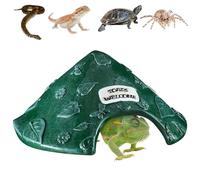 Whltzf Permanent Rosin Herpeton Refuge Habitat for Toads Tortoises Decorative Caecilian Refuge Deck Rosin Caecilian Shelter Marinepark Decoration