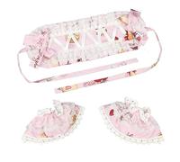 Whltzf Stylish Lace Hairband Arm Sleeves Anime Maid Costume Props Headwear For Women Teens Japanese Animation Event Headpiece French Hair Accessory
