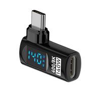 Whltzf Type C Display Adapter 140W Power Fast Charging 40Gbps Data Transfer 8K Video Output Flexible Bend For USB C Devices Mobile Phones Accessories