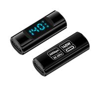 Whltzf USB C Adapter 40Gbps Fast Charging With LED Display 140W Output 8K60hz Video Transfer For Efficient Device Charging Type C Connector