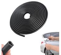 WHLXQ Car Door Edge Protector for Toyota CHR C-HR, No Glue Car Door Edge Guard Rubber U Shape Car Trim Door Protectors Edge Guards,A/Black