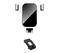 WHLXQ Compatible with BMW X3 2011-2016 X4 2014-2016, Car Phone Holder Gravity Support Compatible with Iphone and More Smartphones,3-Silver