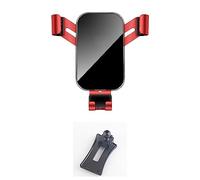WHLXQ Compatible with Citroen Elysee 2004-2013, Car Phone Holder Gravity Support Compatible with Iphone and More Smartphones,2-Red
