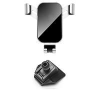 WHLXQ Compatible with Ford Edge 2019-2020, Car Phone Holder Gravity Support Compatible with Iphone and More Smartphones,3-Silver