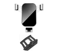 WHLXQ Compatible with Nissan X-Trail T32 2014-2021, Car Phone Holder Gravity Support Compatible with Iphone and More Smartphones,3-Silver
