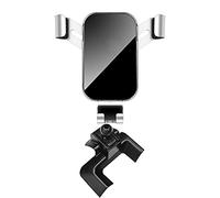 WHLXQ Compatible with Volvo S60 2017-2021, Car Phone Holder Gravity Support Compatible with Iphone and More Smartphones,3-Silver