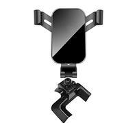 WHLXQ Compatible with Volvo S60 2017-2021, Car Phone Holder Gravity Support Compatible with Iphone and More Smartphones,1-Black