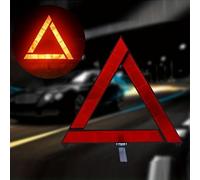 WHLXQ Triangle Foldable Red Reflective Warning Sign, Emergency Breakdown Warning Triangle, Compatible with Audi B8 B9 C7 C8 Q3 F3 8U