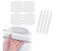 WHLYQF 8Pcs Car Door Handle Protectors For BYD Han (EV)/Han (DM), Car Door Handle Transparent Anti-Scratch Stickers Auto Paint Guard Pads Films
