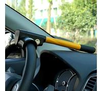 WHLYQF Compatible with Seat LEON Ibiza Alhambra, Car Steering Wheel Lock Fit Maximum Security Steering Anti-Theft T-Bar Steering Wheel Immobiliser