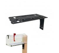 WHLZYEVA Universal Mailbox Mounting Bracket - Heavy-Duty Steel Adapter Plate for Post Mount Mailboxes - Compatible with Most Standard Mailboxes - Residential & Commercial Use