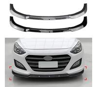 WHMH Front Bumper Lip Spoiler for Hyundai I30 MK2 MK2.5 2012-2017,Durable Front Lip Chin Splitter Bumper Separator Impact Resistant,A/Black