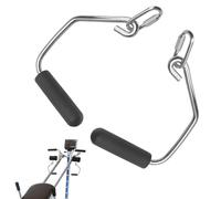 WHMYZHL Open Ended Chrome Grip Handles Compatible with Total Gym Home Workout Machines 2000, 2200, 2500, 3000, 3000XL, XL, XLS - for Supra, Electra, FIT Gym Accessories Handles