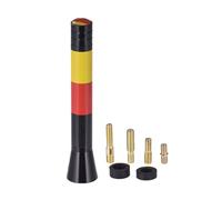 Whnbuij AM FM Radio Antenna - National Flag Pattern Car Antenna - Aluminum Alloy Replacement for Optimized FM/AM Reception, Flag Pattern